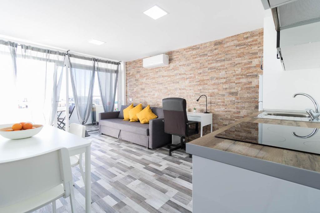 Blue sky, apartamento vista oceano