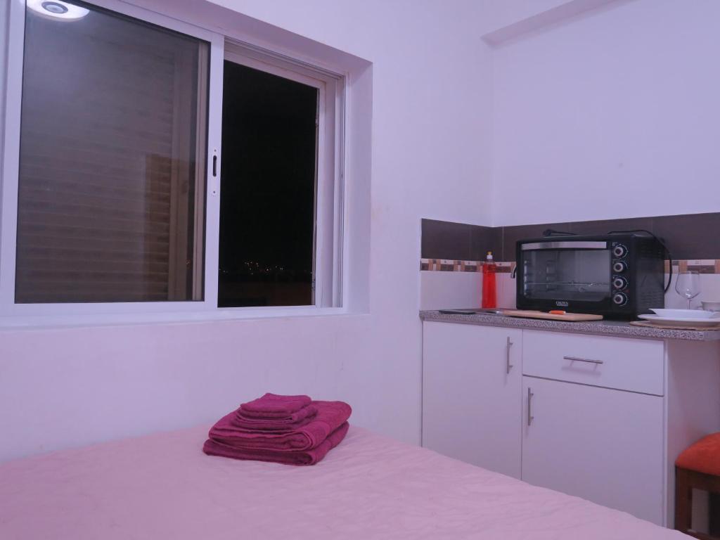 Η κουζίνα ή μικρή κουζίνα στο Casa de Nômades Digitais