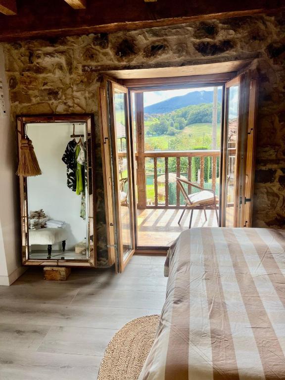 Postel nebo postele na pokoji v ubytování APARTAMENTOS KERCUS
