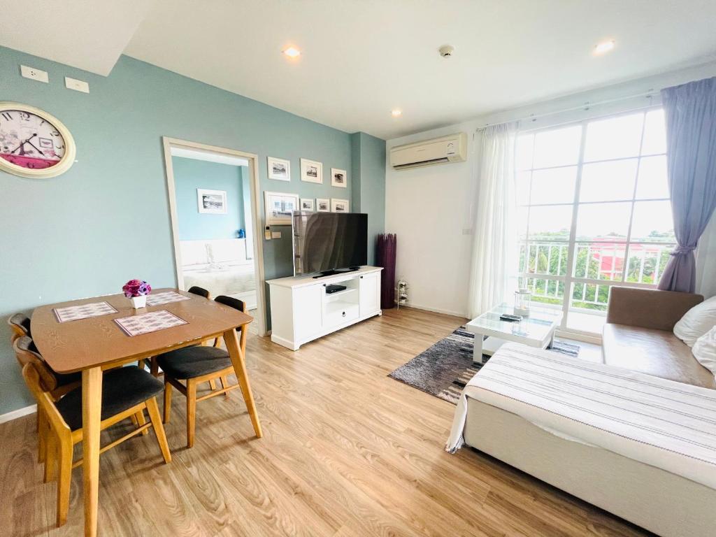 Summer Huahin 619,2 Bedroom condo,Sea View,Near Beach&Cicada,Beautiful Swimming pool - Departamento