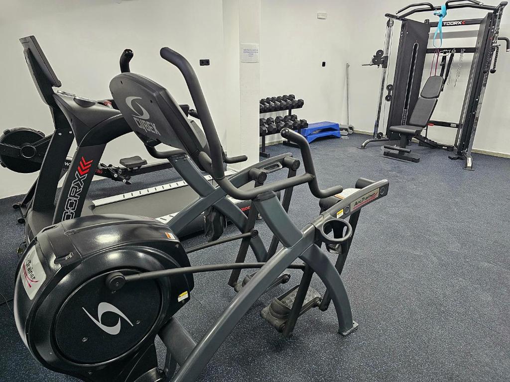 Fitness centrum a/nebo fitness zařízení v ubytování Meltemi Excelsior Suites