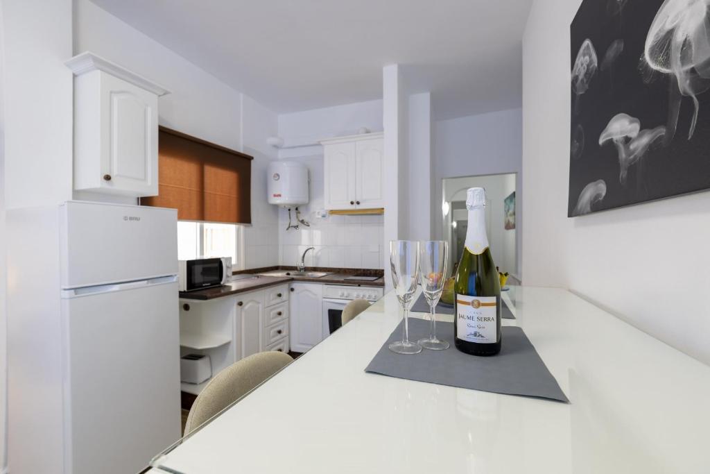 Kuchyňa alebo kuchynka v ubytovaní Bonita Vivienda Vacacional Casa Kuhner