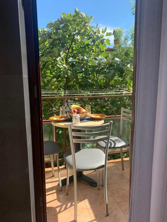 Balkón nebo terasa v ubytování Apartman More