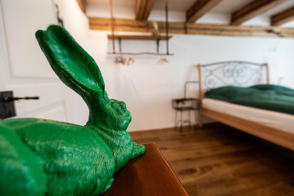 Postel nebo postele na pokoji v ubytování Ferienhof Greuthof