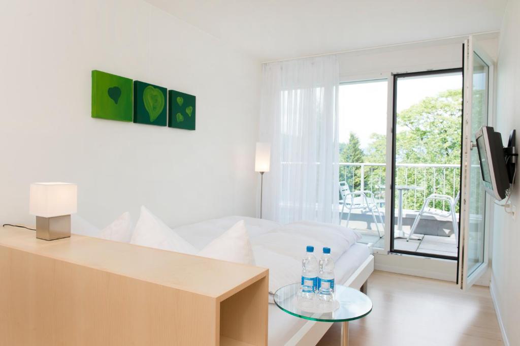 TV a/nebo společenská místnost v ubytování Hotel Seaside