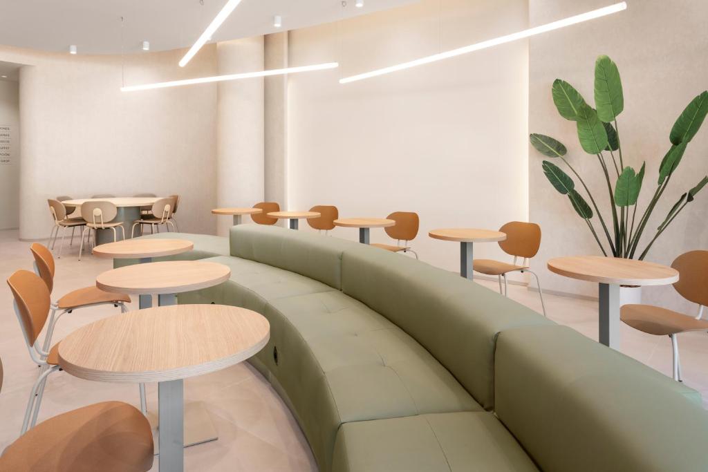 Posezení v ubytování B&B HOTEL Lleida