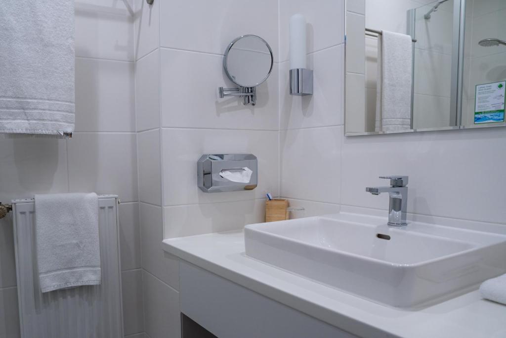 Koupelna v ubytování E&D Hotel Rodgau