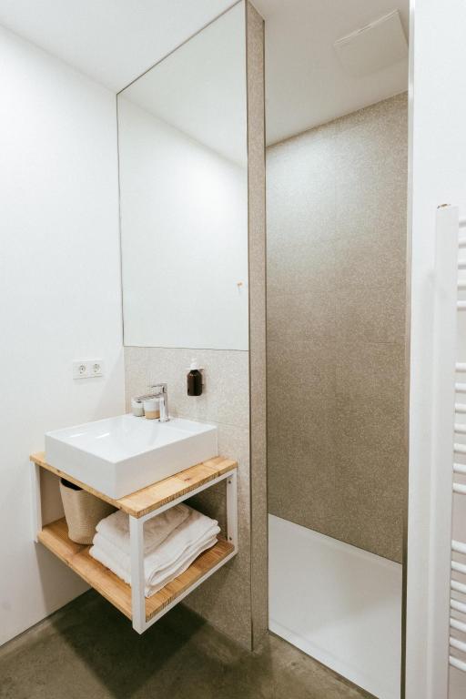 Koupelna v ubytování STADTQUARTIER Windischeschenbach