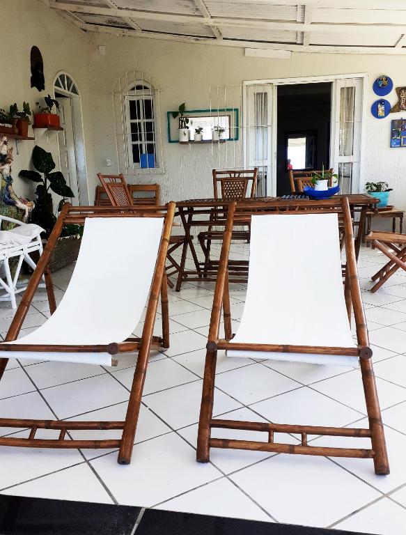 Χώρος καθιστικού στο Casa na praia de Setiba com panorama fantástico