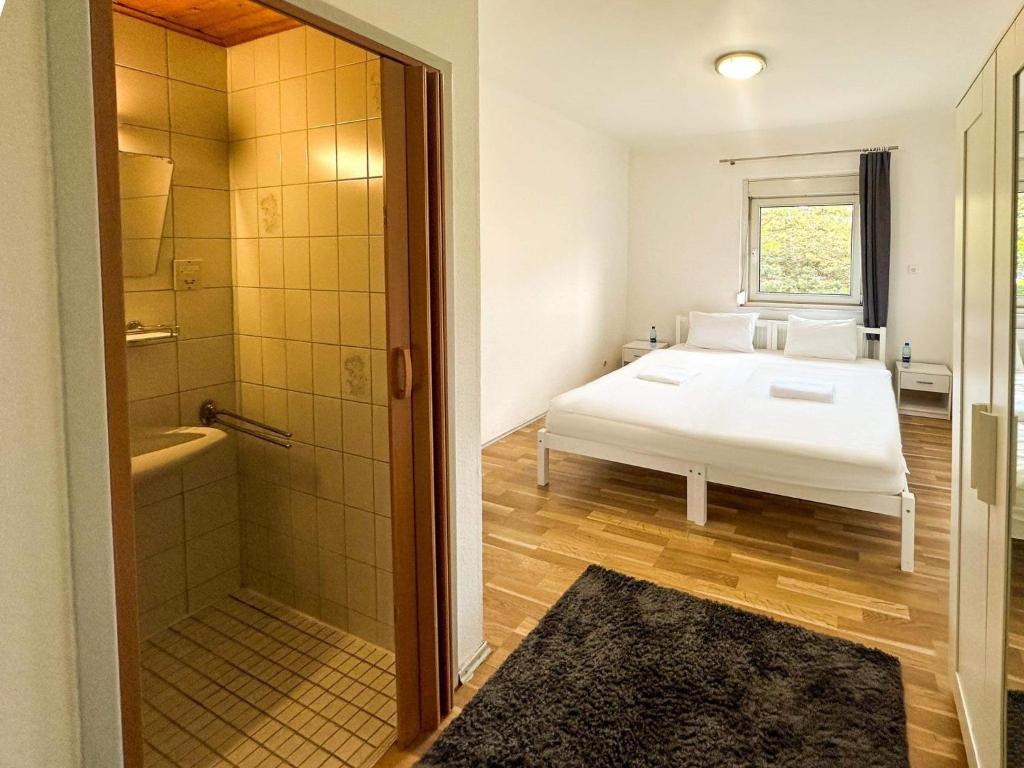 Koupelna v ubytování Adelin Vienna