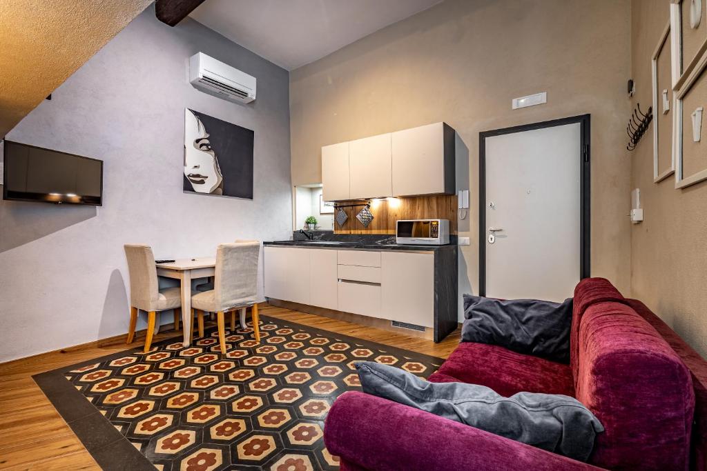 Kuchyňa alebo kuchynka v ubytovaní Roommo Apartments San Gallo