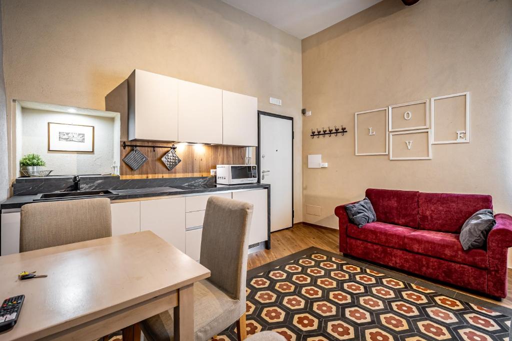 Kuchyňa alebo kuchynka v ubytovaní Roommo Apartments San Gallo