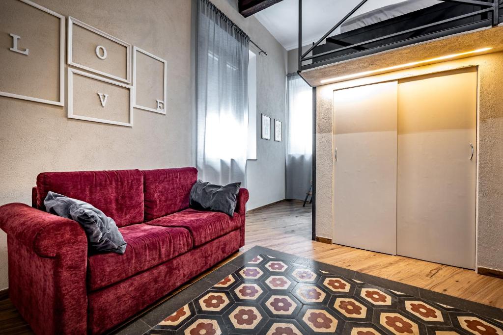 Posedenie v ubytovaní Roommo Apartments San Gallo