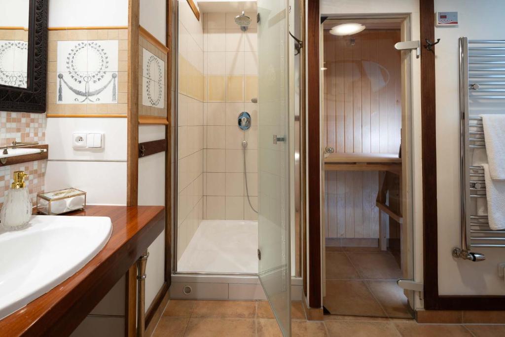 Koupelna v ubytování Rezidence Palmbaum - luxury and relax