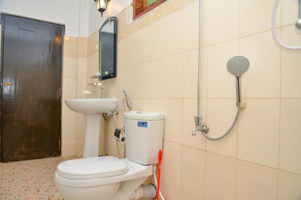 Koupelna v ubytování Villa Methsandi