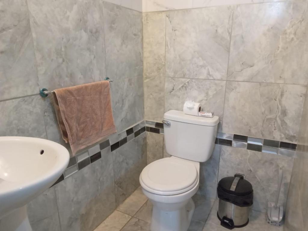 Koupelna v ubytování Apartamento Cris