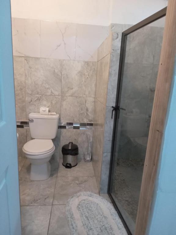 Koupelna v ubytování Apartamento Cris