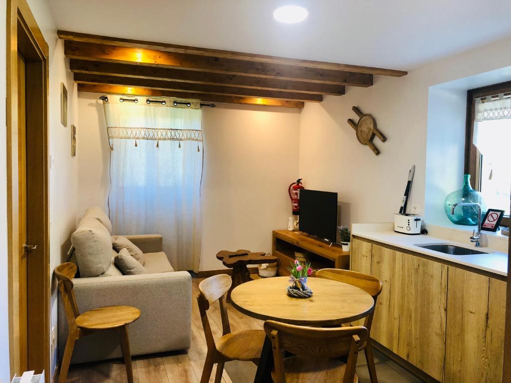 Posezení v ubytování Apartamentos Zabalarena Artzaia