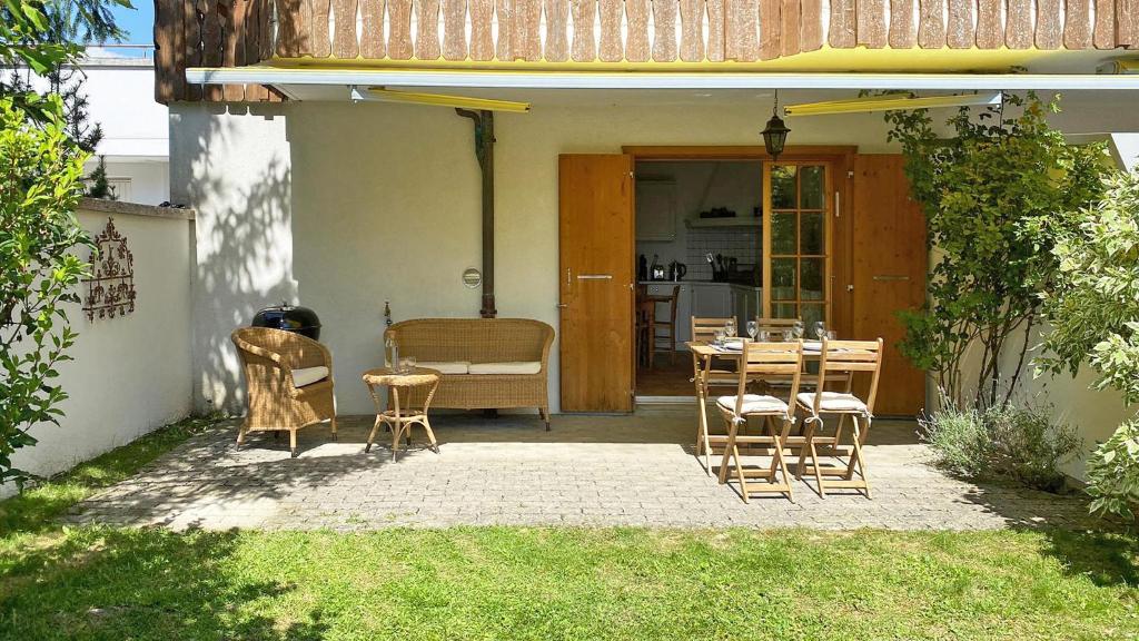 Zahrada ubytování Chalet Apartment Serenity Lodge