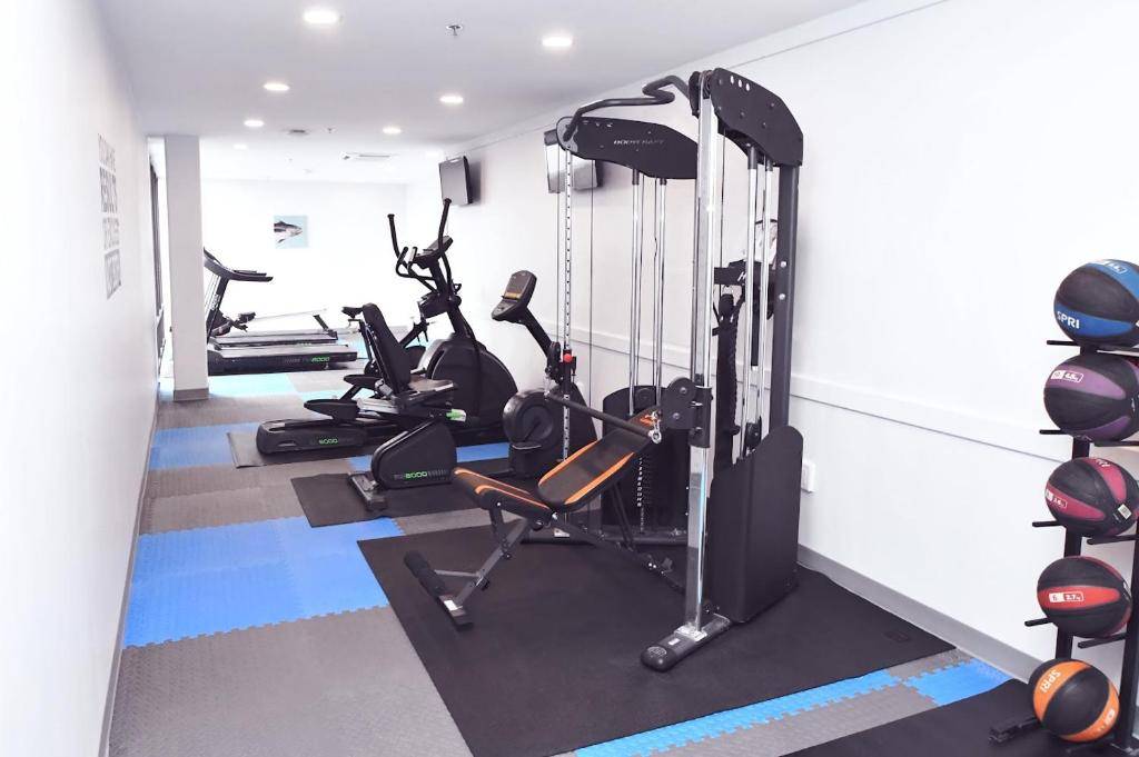 Fitness centrum a/nebo fitness zařízení v ubytování Fenwick Inn