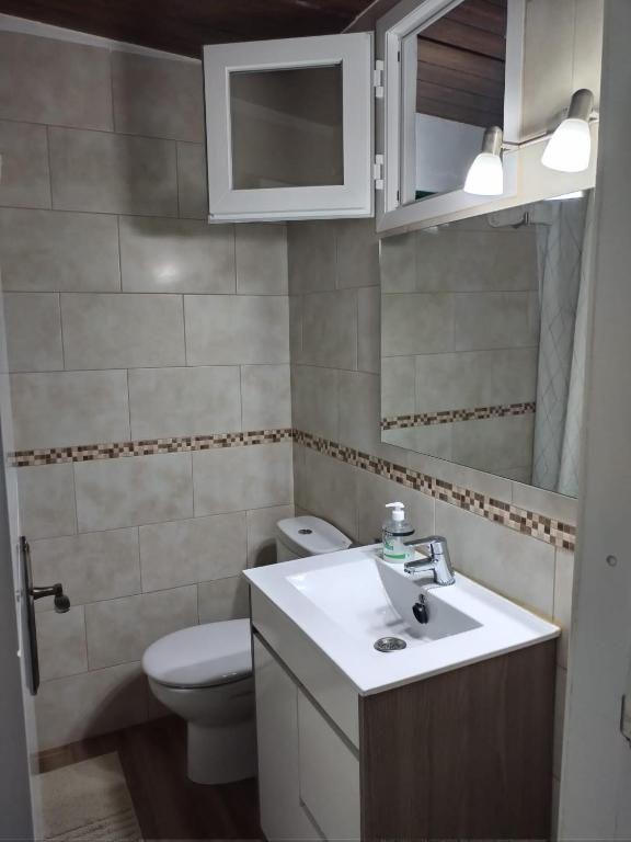 Koupelna v ubytování CASA DONELA