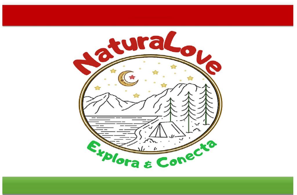 un dibujo de un logotipo náutico con una tienda de campaña en NaturaLove Glamping Mongui, en Monguí