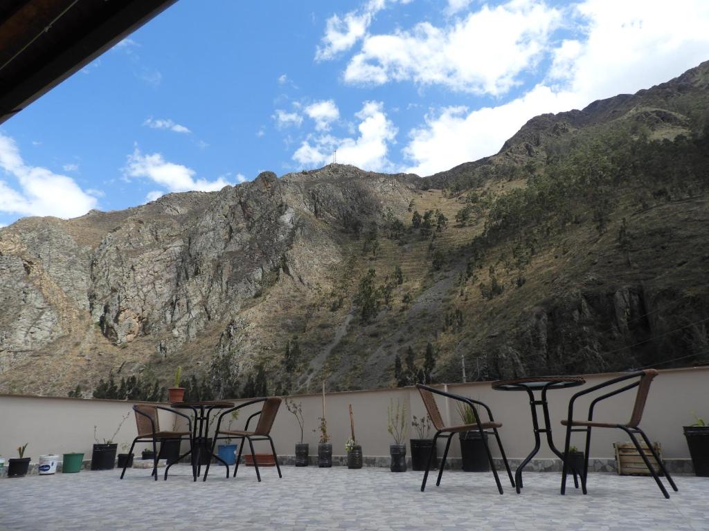 Nespecifikovaný výhled na hory nebo výhled na hory při pohledu z bed and breakfast