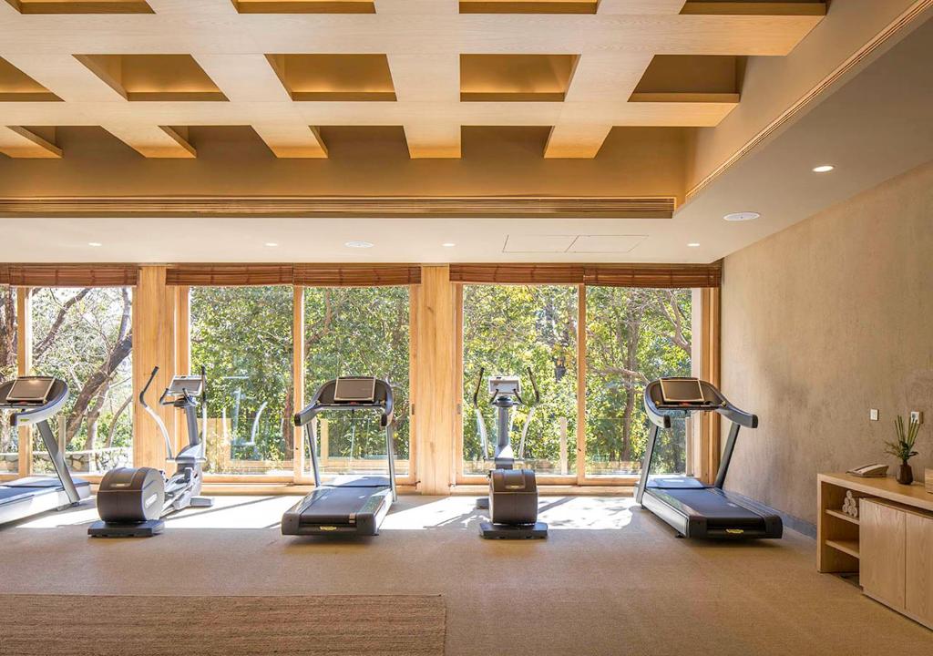 Fitness centrum a/nebo fitness zařízení v ubytování Six Senses Vana - A Wellness Retreat
