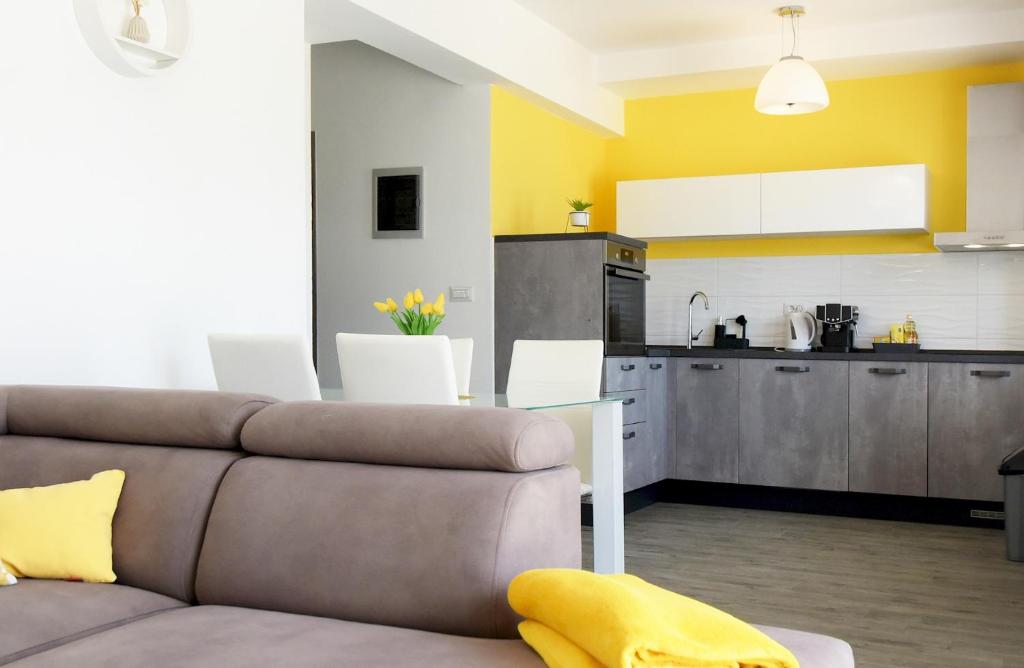 Kuchnia lub aneks kuchenny w obiekcie Apartman Paštura