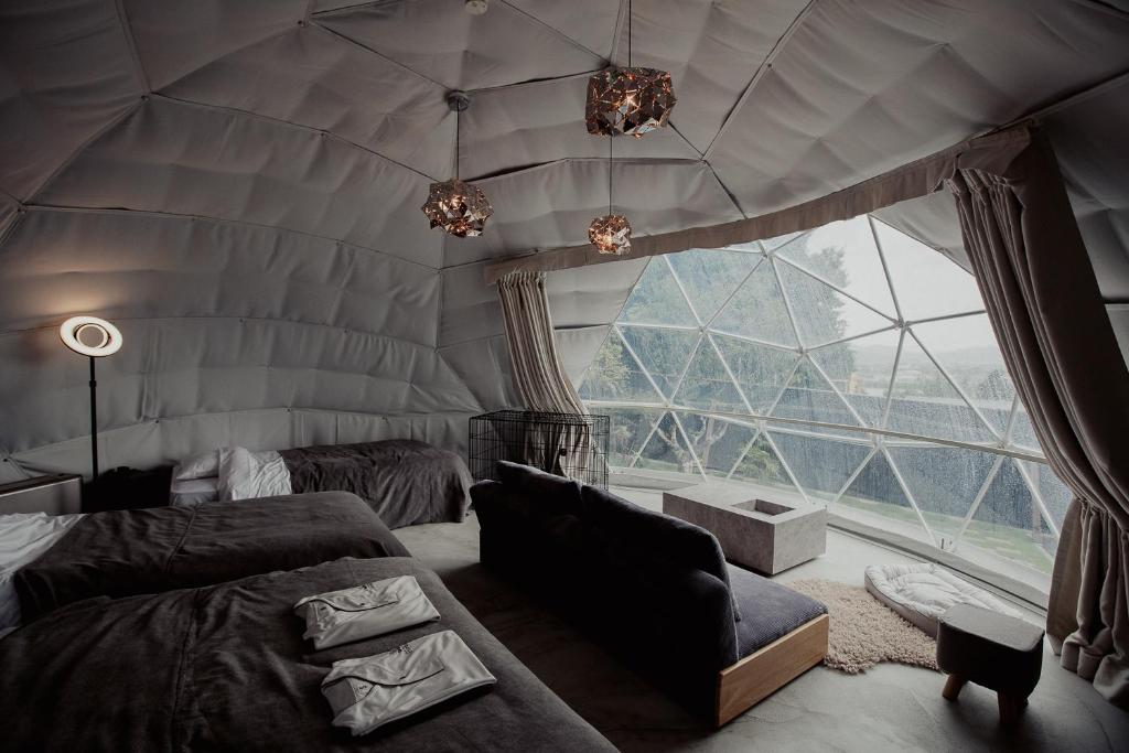 Posezení v ubytování private your resort ITTEKURAi 松山