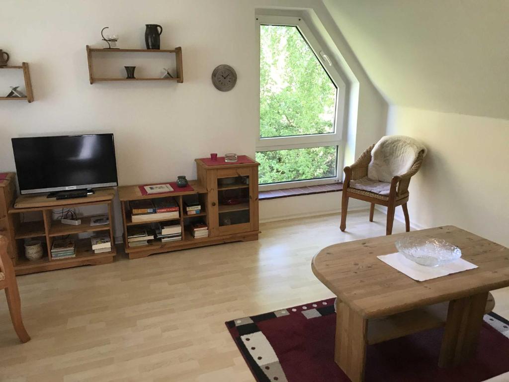 TV a/nebo společenská místnost v ubytování Ferienwohnungen Heimsoth in Kappeln