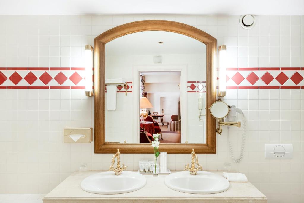 Koupelna v ubytování Stikliai Hotel - Relais & Châteaux