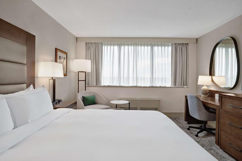Un ou plusieurs lits dans un hébergement de l'établissement Hilton Arlington National Landing