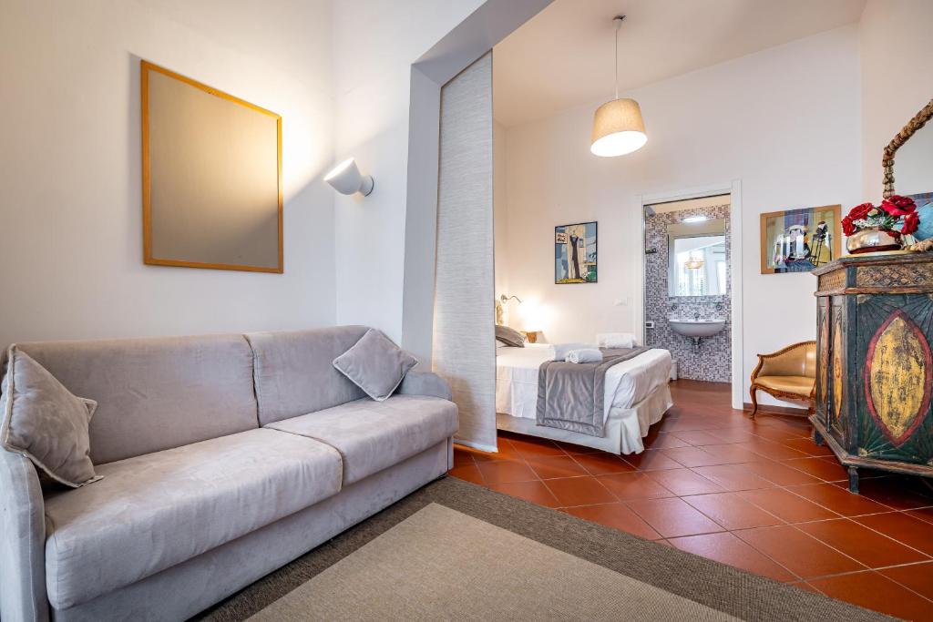 Posezení v ubytování Roommo Cimabue