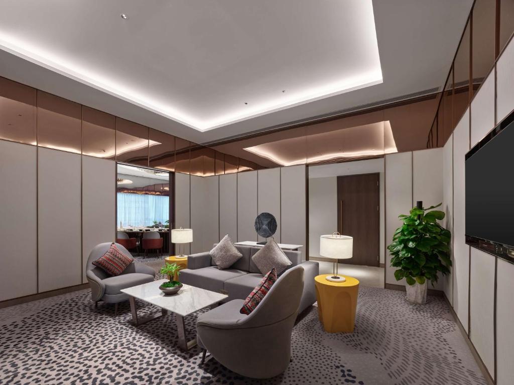 Posezení v ubytování Doubletree By Hilton Nanning Wuxiang