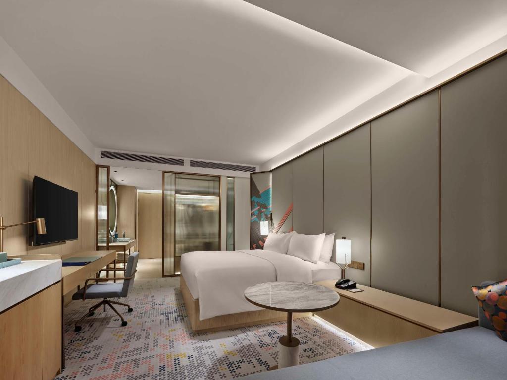 TV a/nebo společenská místnost v ubytování Doubletree By Hilton Nanning Wuxiang