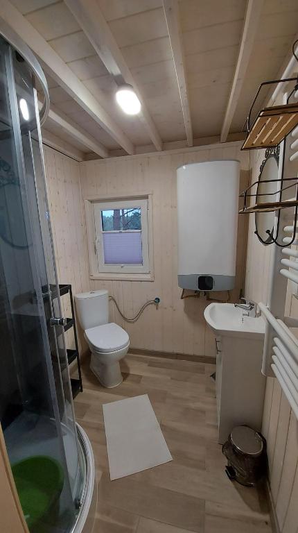 Koupelna v ubytování Farwne Checze - kolorowe domki