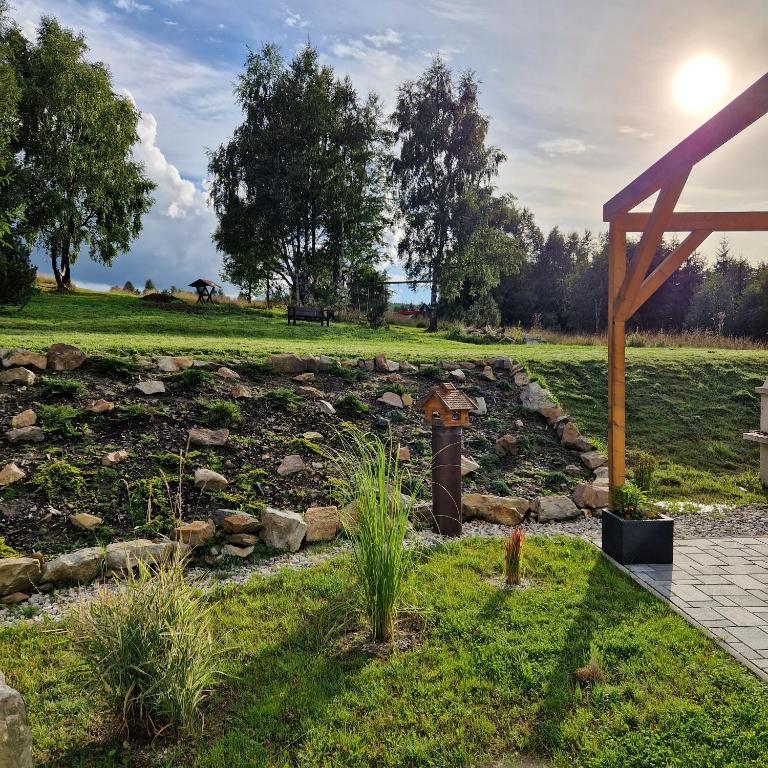 Zahrada ubytování Apartmány RADOST