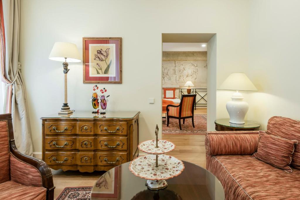 Posezení v ubytování Stikliai Hotel - Relais & Châteaux