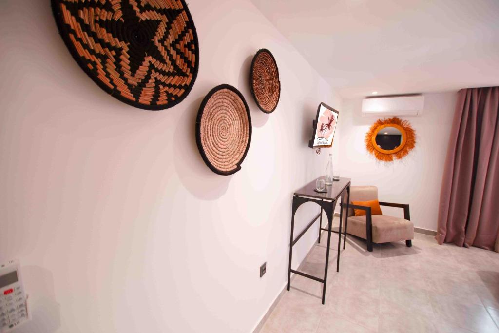 Posezení v ubytování Riad La Petite Majorelle