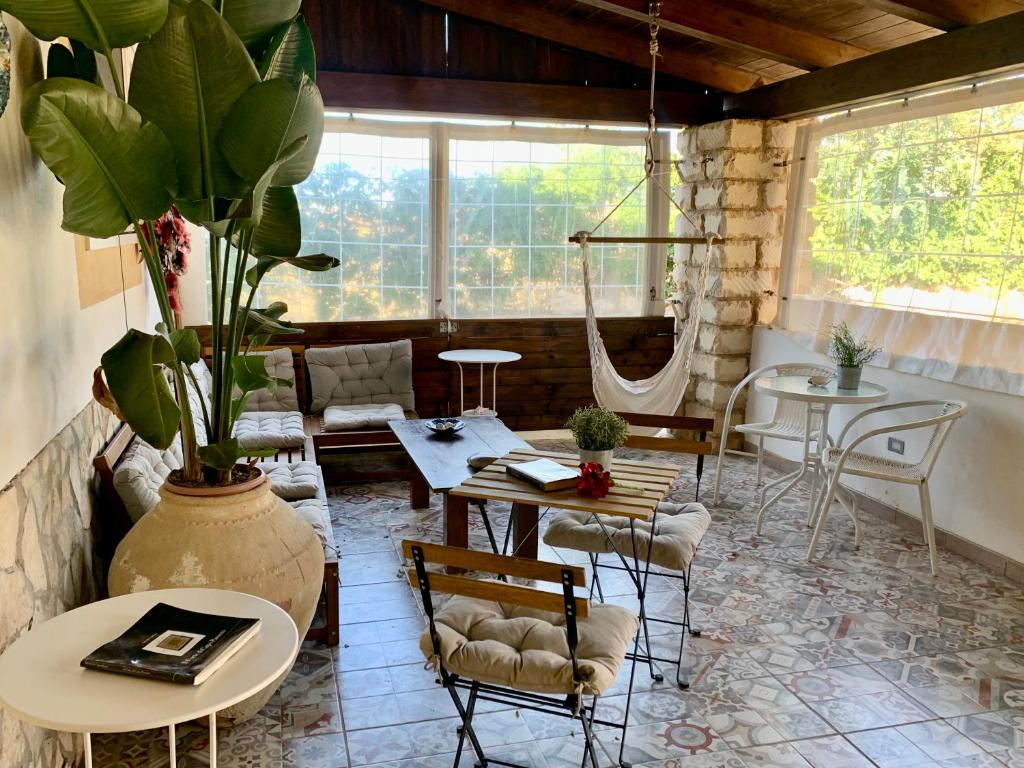 Posezení v ubytování Cozzo Spadaro B&B
