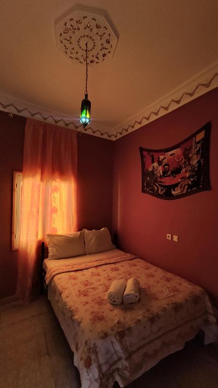 Postel nebo postele na pokoji v ubytování Myhouse Todgha