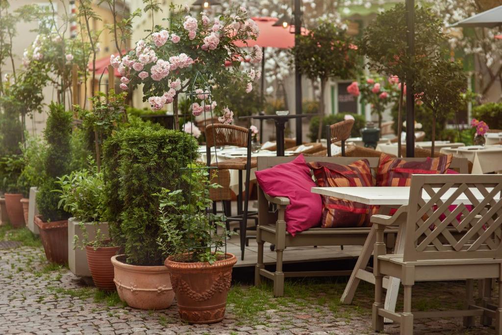 Zahrada ubytování Stikliai Hotel - Relais & Châteaux