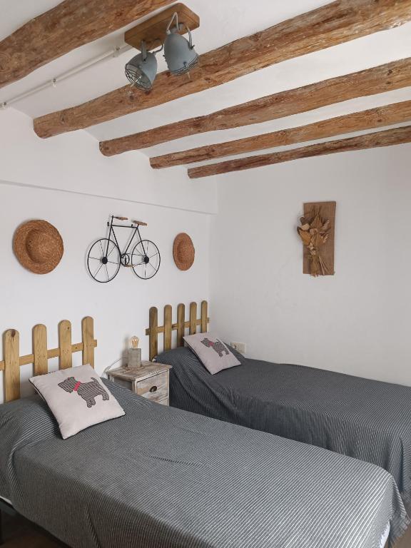 Postel nebo postele na pokoji v ubytování Apartament Turístic Campdevànol
