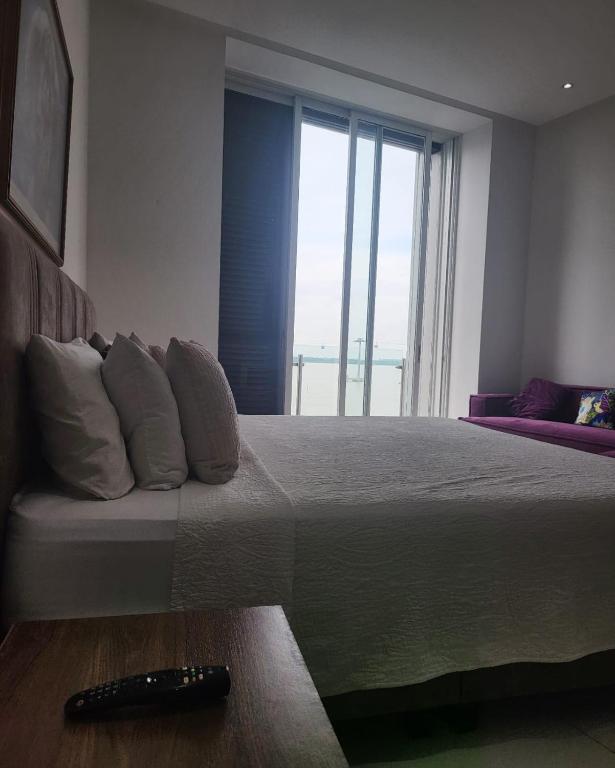 Postel nebo postele na pokoji v ubytování Casa Las Peñas Siglo XXI B&B