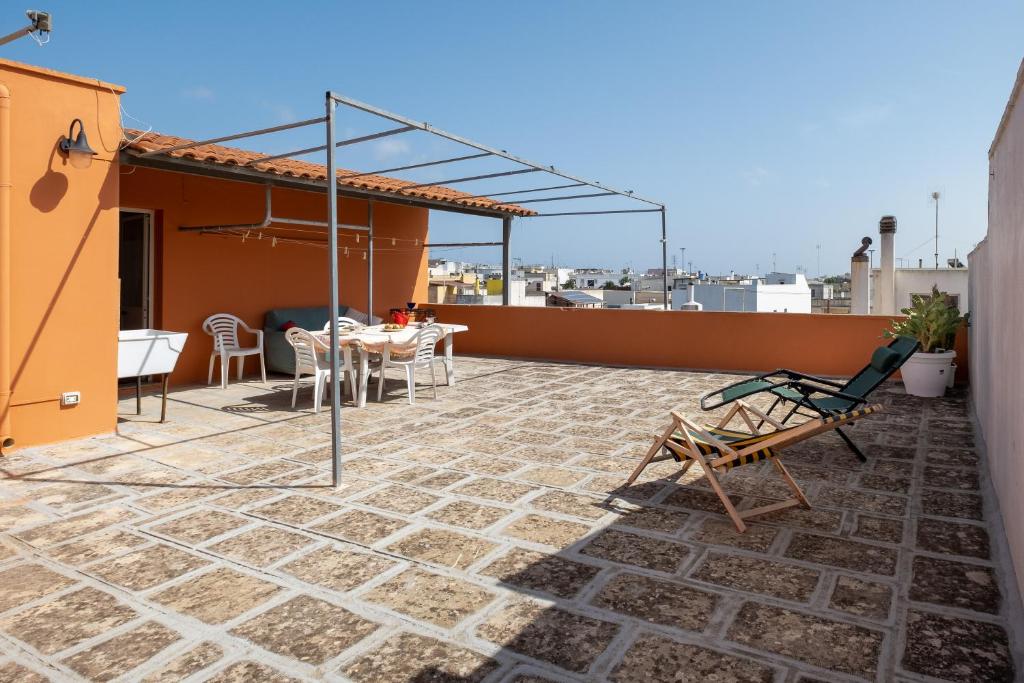Balkón nebo terasa v ubytování Terrazza Salentina