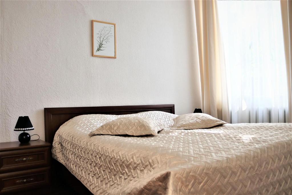 Postel nebo postele na pokoji v ubytování Hostel Lõuna