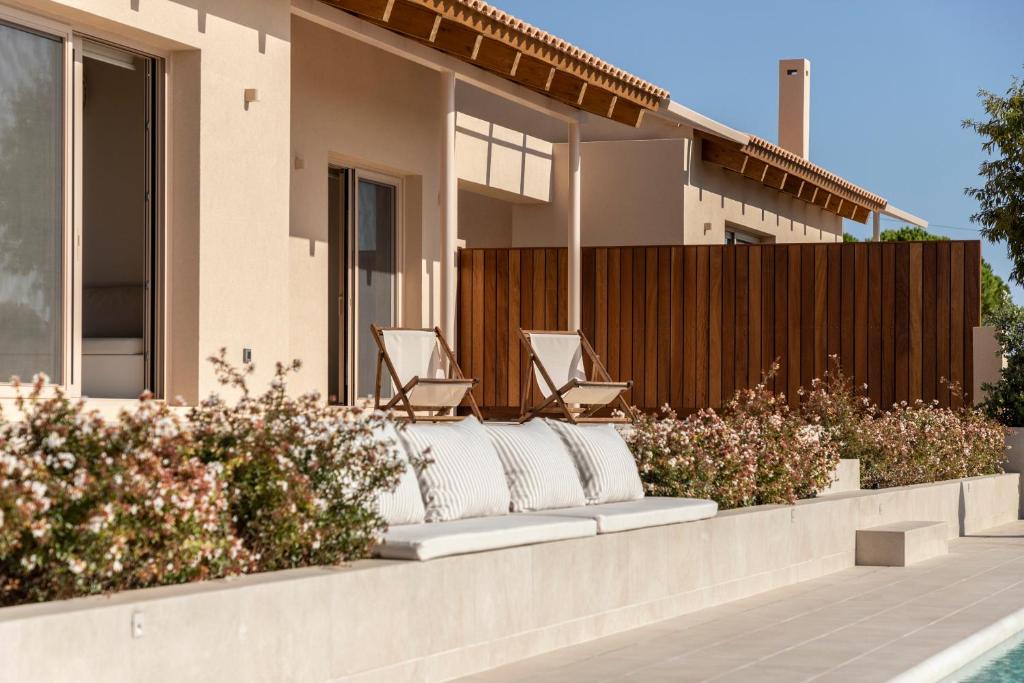 Zahrada ubytování AVERTOSIA Luxury Villas