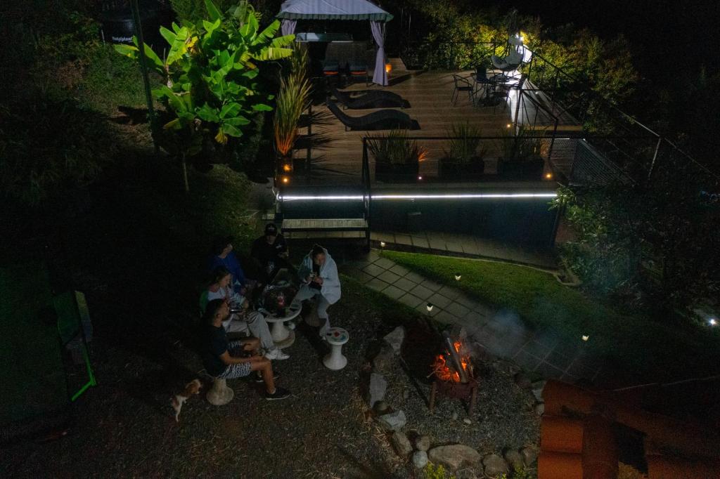 Zahrada ubytování Glamping Montecarlo Lodge Cubo de Madera-Guatapé