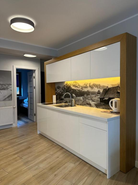 Kuchyňa alebo kuchynka v ubytovaní Apartamenty Gubałówka